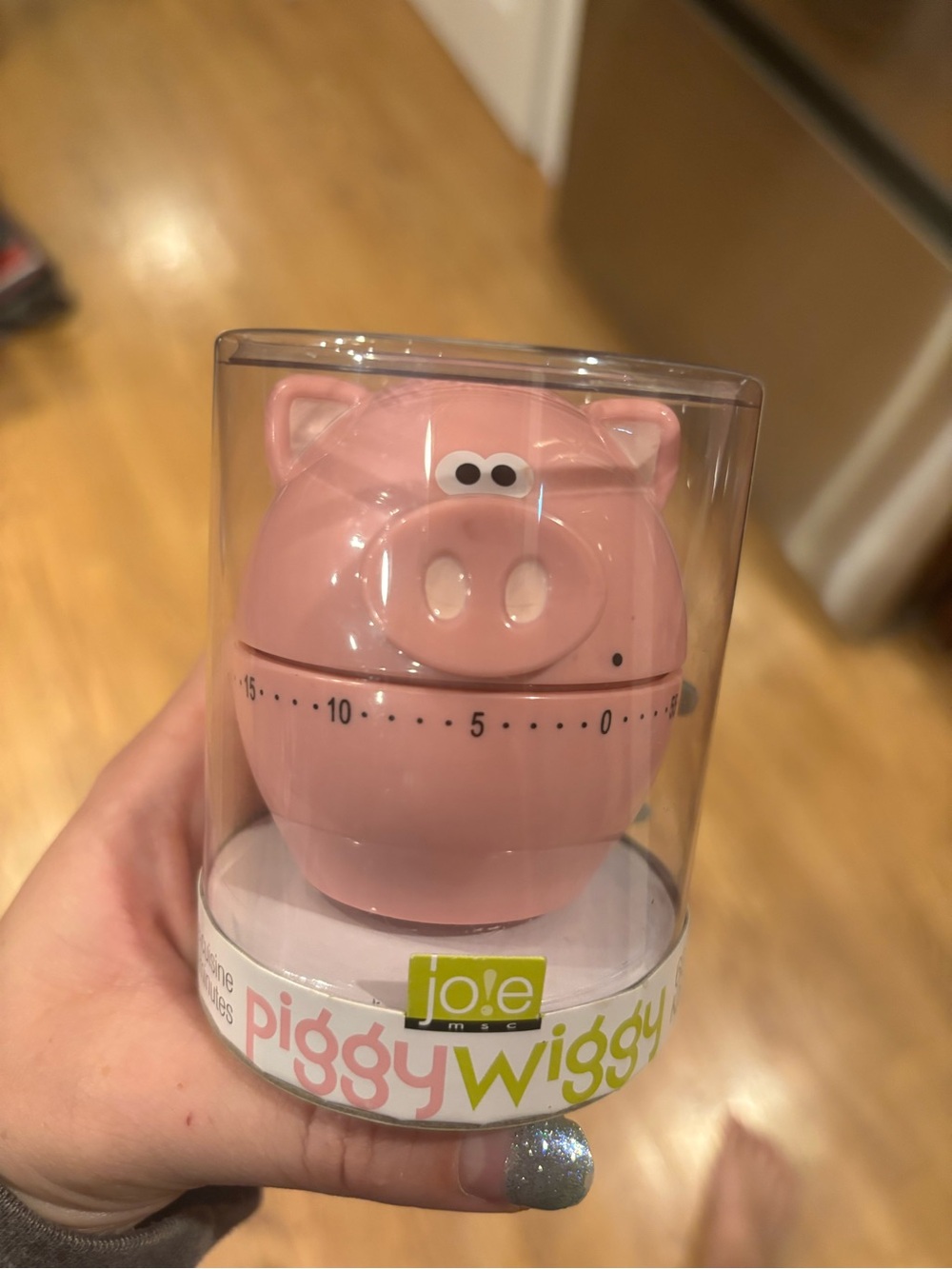 Joie Round Pink Pig Kitchen Timer
